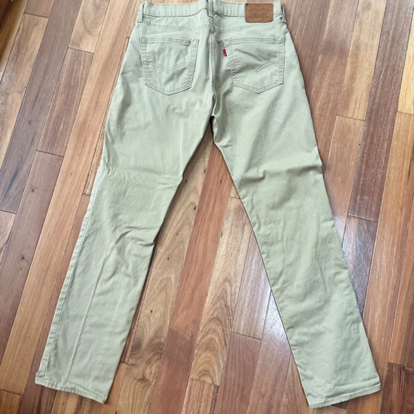 LEVI'S 511 SLIM FIT Mens Jeans Khaki Tan - Picture 6 of 9